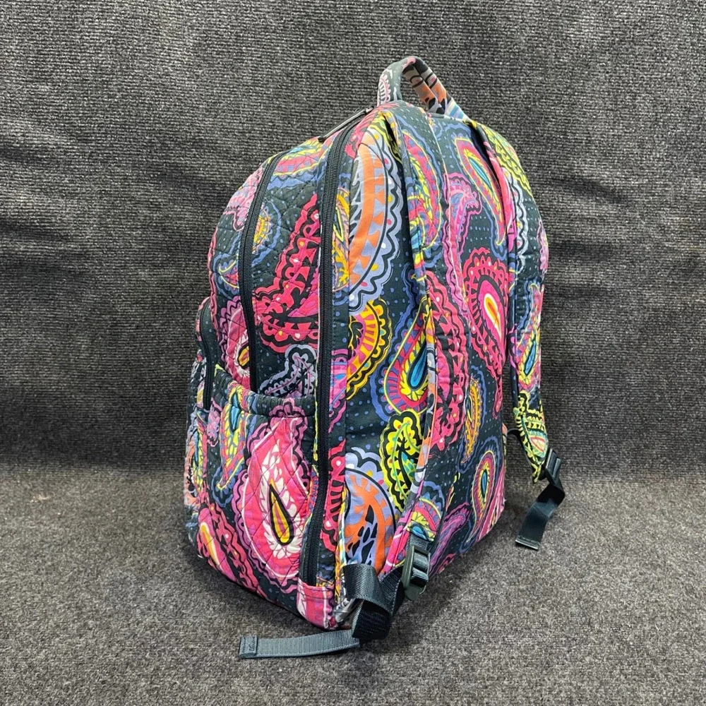 Vera Bradley Twilight Paisley Pattern Travel Bag Lighten Up‎ Essential Backpack